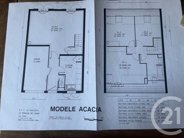 maison à vendre - 4 pièces - 78.36 m2 - LINAS - 91 - ILE-DE-FRANCE - Century 21 Capitole Immobilier
