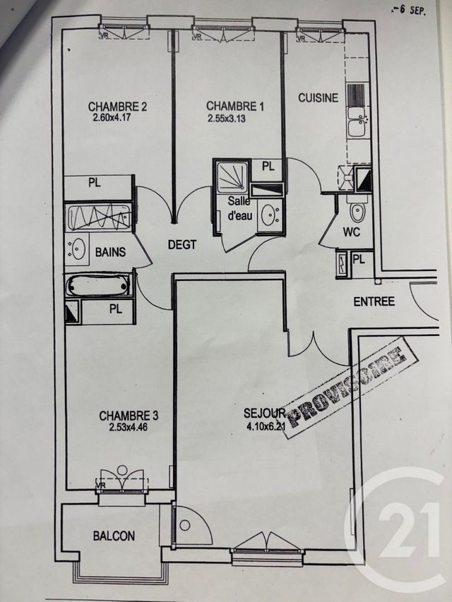 Afficher la photo en grand Appartement F4 à vendre - 4 pièces - 80.04 m2 - BRETIGNY SUR ORGE - 91 - ILE-DE-FRANCE - Century 21 Capitole Immobilier